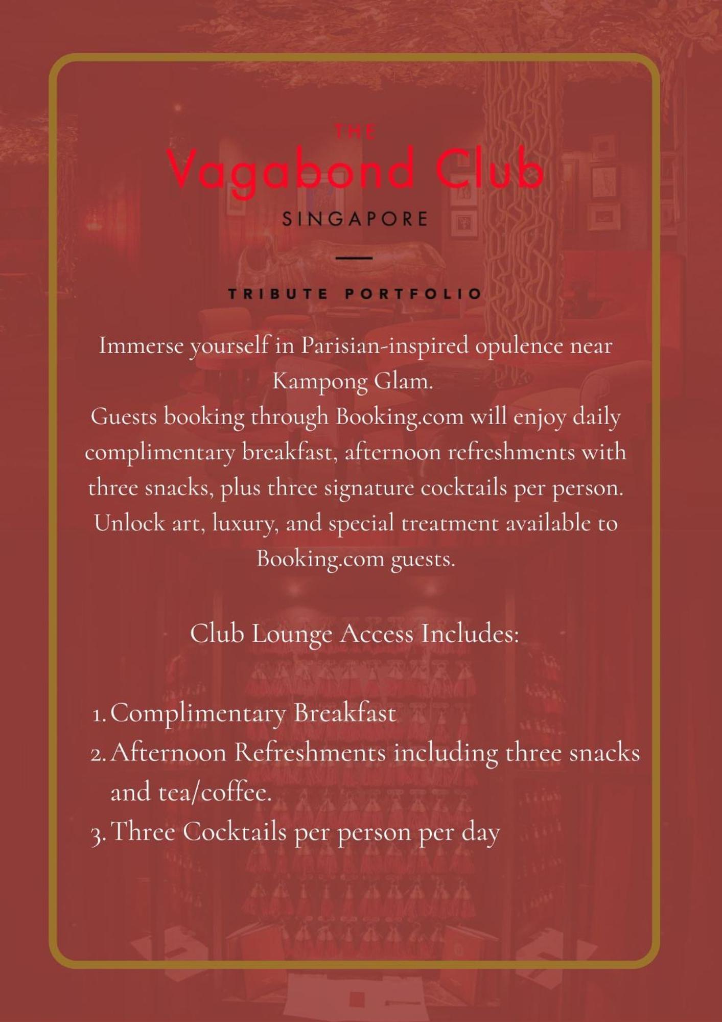 The Vagabond Club, A Tribute Portfolio Hotel Singapur Dış mekan fotoğraf